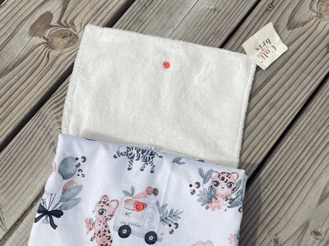 Tapis à langer en viscose de bambou